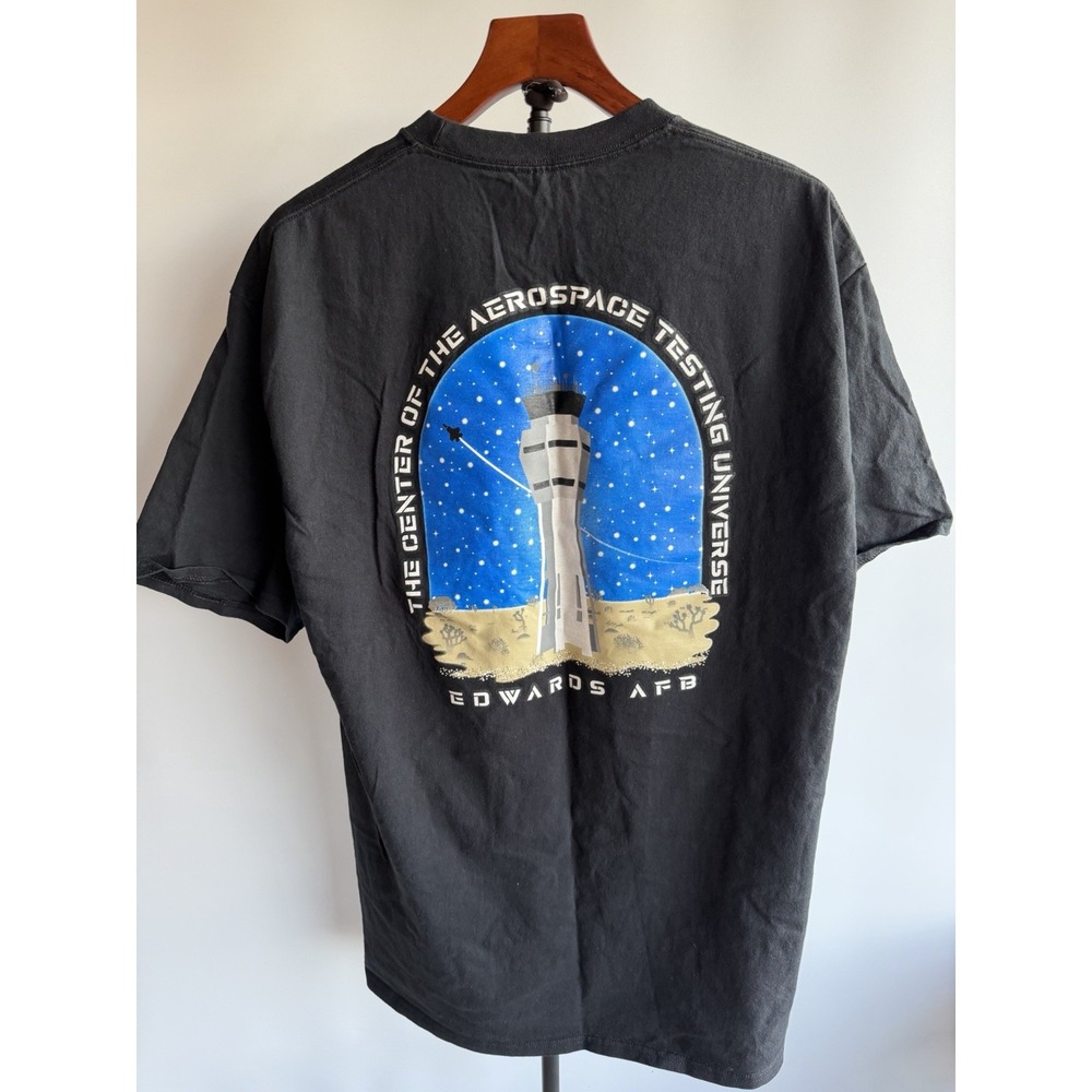 Men's Tee Center Of The Aerospace Testing Universe Edward's AFB Graphic T-Shirt